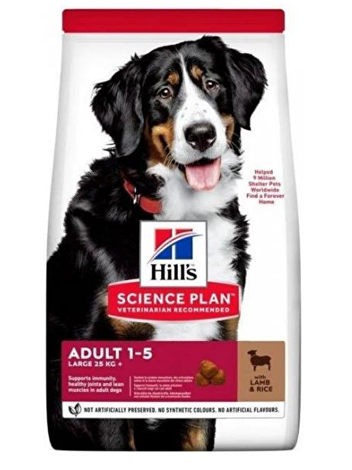 Hills Adult Large Breed Lamb&Rice Kuzu Etli Pirinçli Büyük Irk Yetişkin Köpek Maması 14 Kg