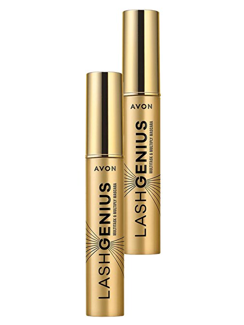 Avon True Lash Genius Maskara 10 ml Siyah est Siyah İkili Set