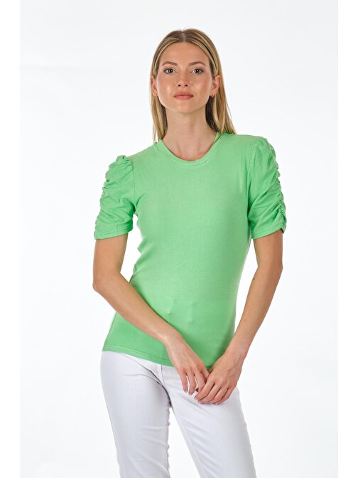 Only Truvakar Kol Yeşil Kadın T-Shirt 15289850