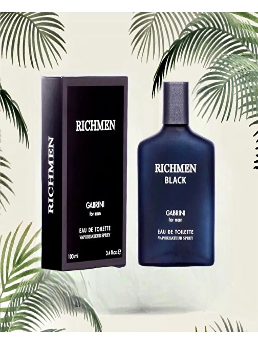 Gabrini Richmen Black EDT Fresh Erkek Parfüm 100 ml