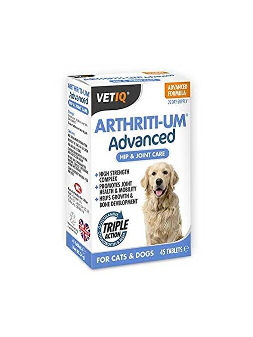 Vetiq Arthriti-Um Köpek Ve Kedi Kalça Ve Eklem Desteği 45 Tablet