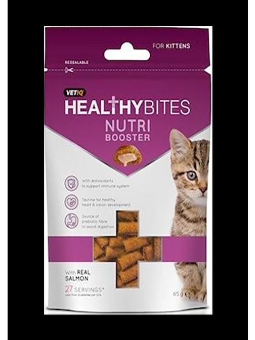 Vetiq Healthy Bites Nutri Booster Yavru Kedi Ödül Maması 65 Gr02090