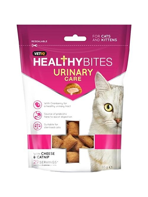 Vetiq Healthy Bites Urinary Care Kedi Ödül Maması 65 Gr