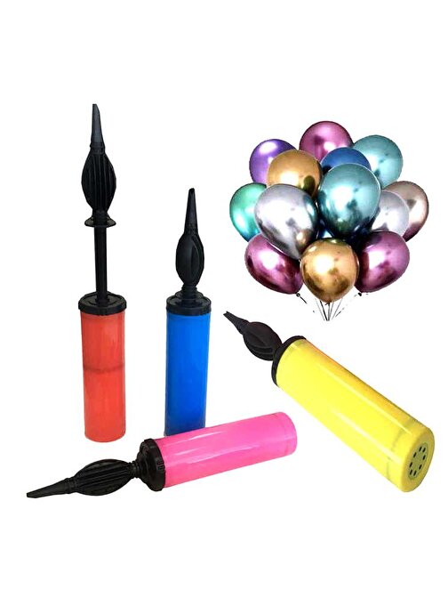 Limmy Balon Şişirme Pompası Renkli Balon Pompası