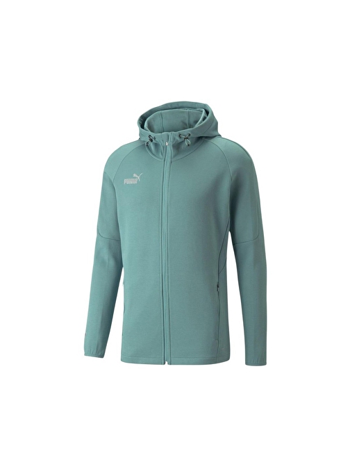 Puma Teamfinal Casuals Hooded Jkt Erkek Futbol Ceketi 65738334 Lacivert