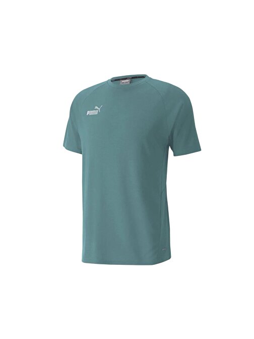 Puma Teamfinal Casuals Tee Erkek Futbol Tişörtü 65738534 Yeşil L