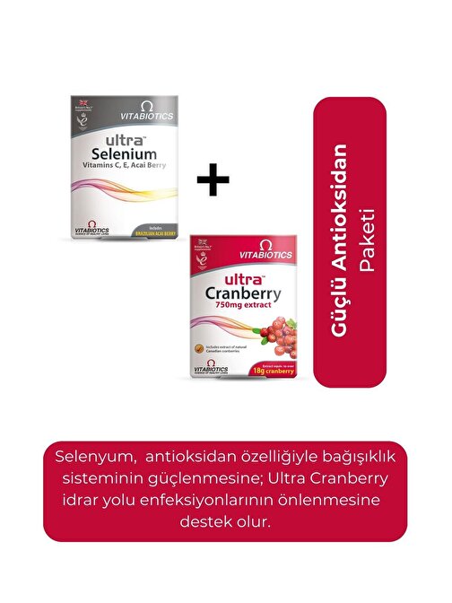 Vitabiotics Ultra Cranberry + Ultra Selenium