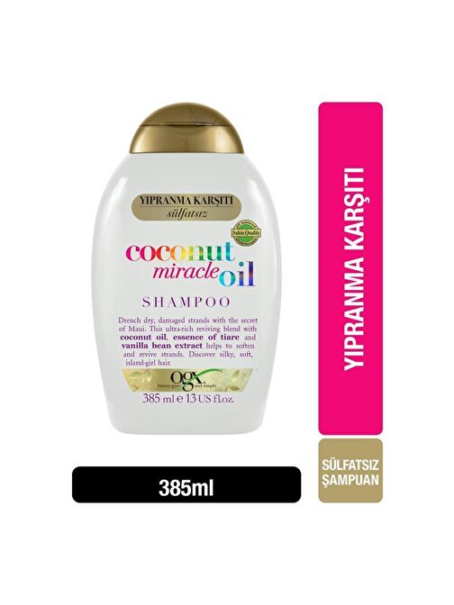 Ogx Yıpranma Karşıtı Coconut Miracle Oil Sülfatsız Şampuan 385 ml