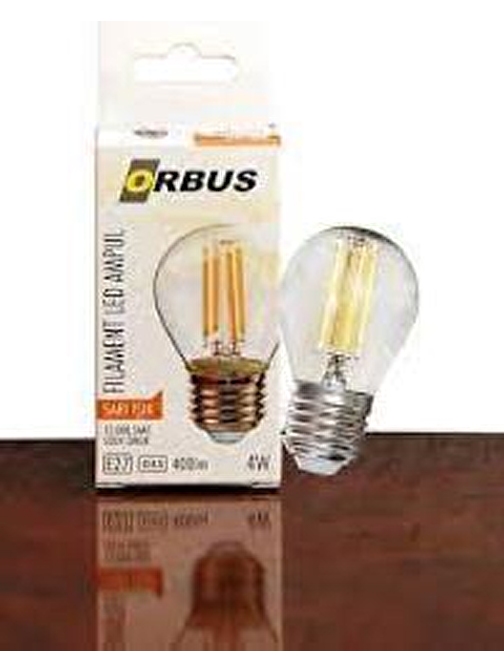 Orbus ORB-GA45 Mum 4W E27 Amber Dekoratif Led Filament Ampul