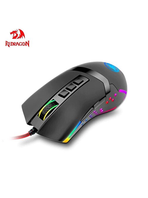 Redragon M712 RGB 10000 DPI Kablolu 3D Optik Led Gaming Mouse