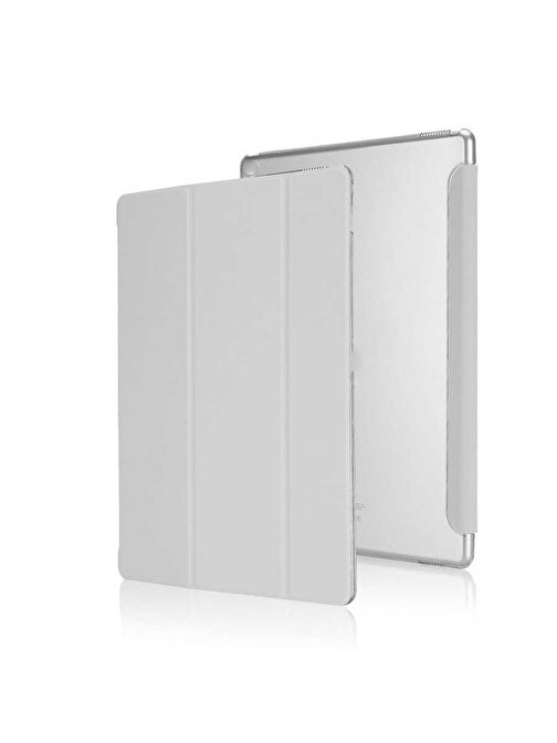 Gpack Sm3 Apple iPad Pro 12.9 2020 4.Nesil Uyumlu 12.9 inç Tablet Kılıfı Beyaz