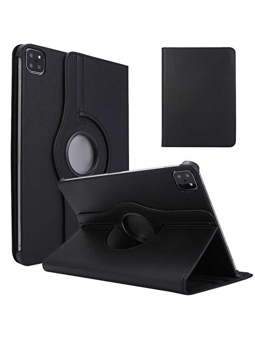 Gpack Dn3 Apple iPad Pro 12.9 2020 4.Nesil Uyumlu 12.9 inç Tablet Kılıfı Siyah