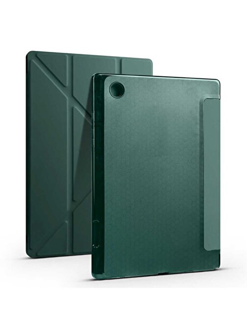 Gpack Tf1 Samsung Galaxy Tab A8 SM x200 2021 Uyumlu 10.5 inç Tablet Kılıfı Yeşil