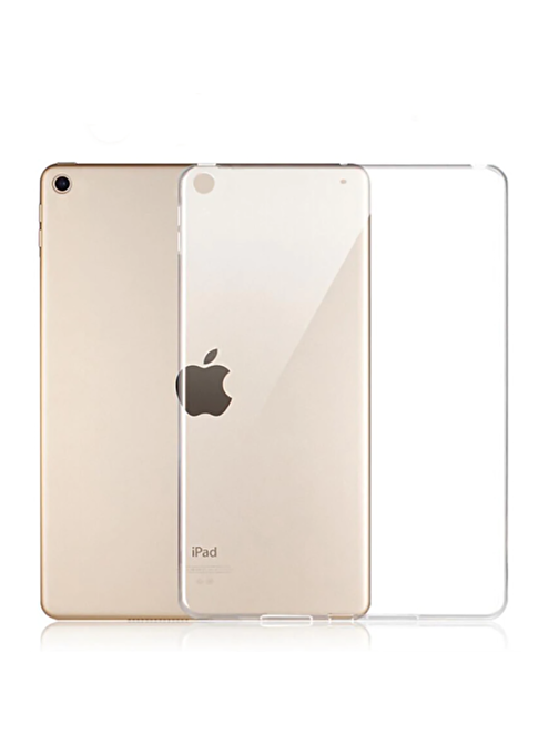Gpack Silikon Arkası Buzlu Lüks Koruma S2 Apple iPad 10.2 8.Nesil Uyumlu 10.2 inç Tablet Kılıf Şeffaf