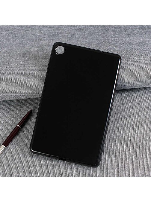 Gpack Silikon Arkası Buzlu Lüks Koruma S2 Huawei MatePad T8 Uyumlu 8 inç Tablet Kılıfı Siyah