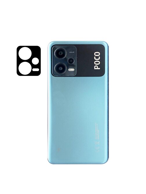 Gpack Xiaomi Poco X5 5G Kamera Lens Koruyucu Siyah