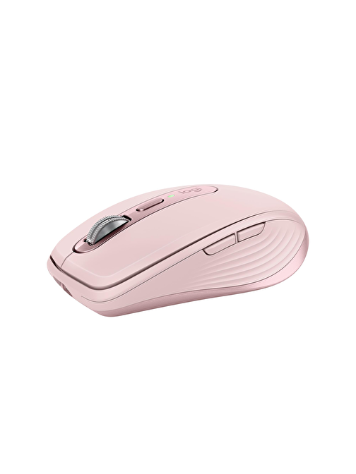 Logitech MX Anywhere 3S 8000 DPI Sessiz Kablosuz Bluetooth 3D Pembe Optik Mouse