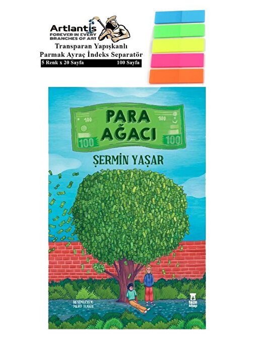 Artlantis Para Ağacı - Şermin Yaşar Karton Kapak 151 Sayfa + Fosforlu Transparan Kitap Ayracı