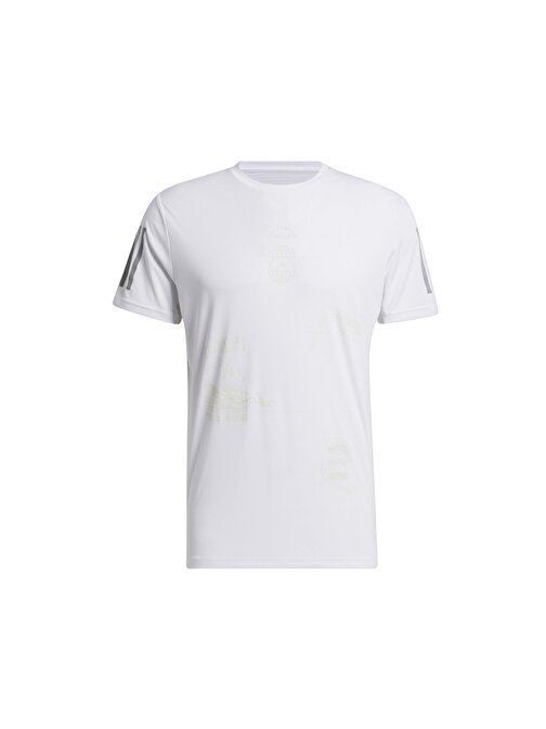 Adidas Rfto Tee M Erkek Koşu Tişörtü Ic0215 Beyaz Xl