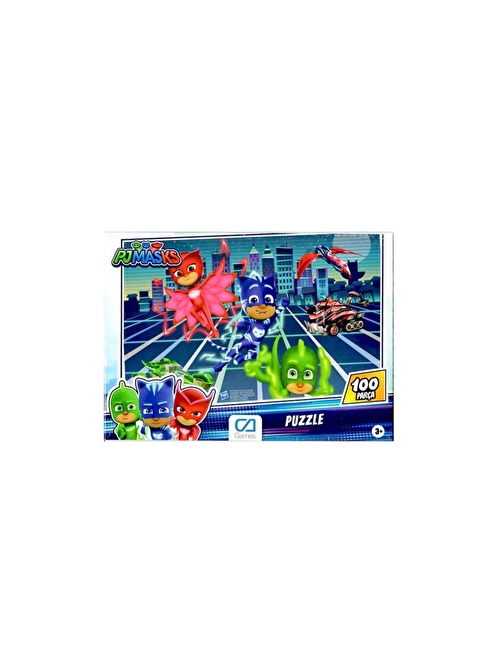 Ca Games Pjmasks 100 Parça Kutulu Puzzle Ca5194 Pjmasks Çizgi Film Puzzle