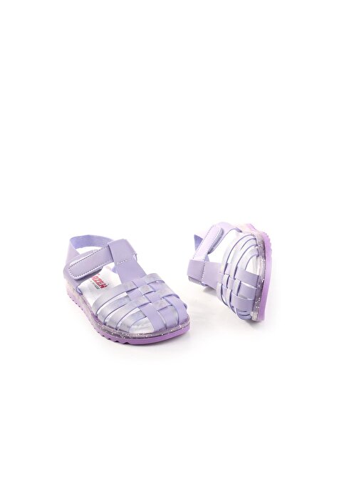 Papuç Sepeti Arzen-2881 Kız Çocuk Ortopedik Sandalet Ayakkabı