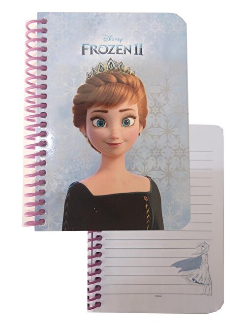 Artlantis Not Defteri Frozen Elsa 11X15 Cm 1 Adet 80 Yaprak Çizgili Lisanslı Orjinal Frozen Öğrenci Not Defteri Mavi