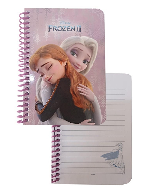 Artlantis Not Defteri Frozen Elsa 11X15 Cm 1 Adet 80 Yaprak Çizgili Lisanslı Orjinal Frozen Öğrenci Not Defteri Sarı