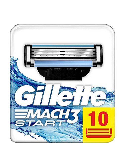 Gillette Mach3 Start Yedek Tıraş Bıçağı 10 Adet