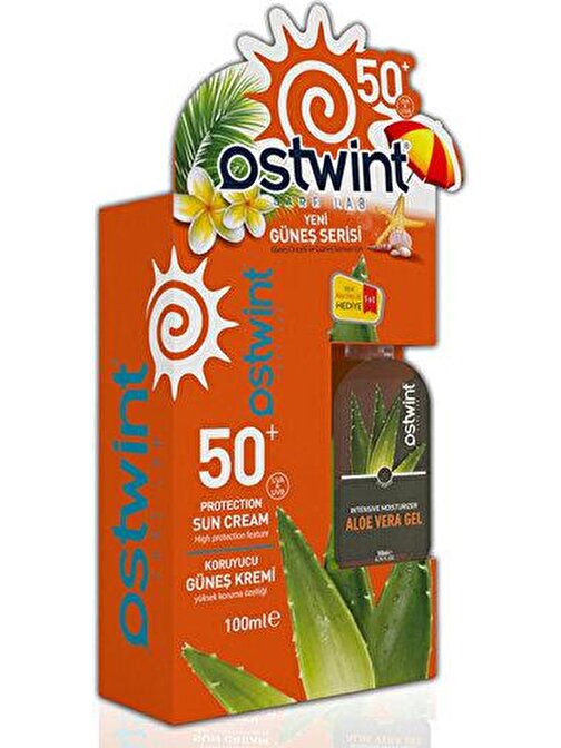 Ostwint Spf 50+ Güneş Kremi 100  Ml E Vitaminli + A