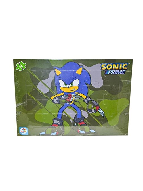 Laço Kids Sonic 24 Parça Frame Puzzle 2 So7867 Sonic Prime Çizgi Film Puzzle