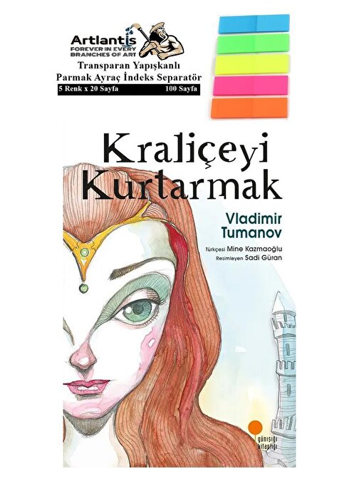 Artlantis Kraliçeyi Kurtarmak - Vladimir Tumanov Karton Kapak 176 Sayfa + Fosforlu Transparan Kitap Ayracı