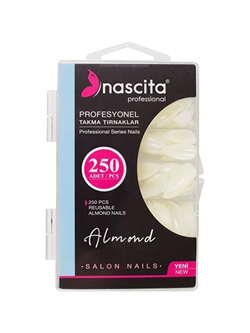 Nascita 250'li Kutulu Almond Takma Tırnak - 172