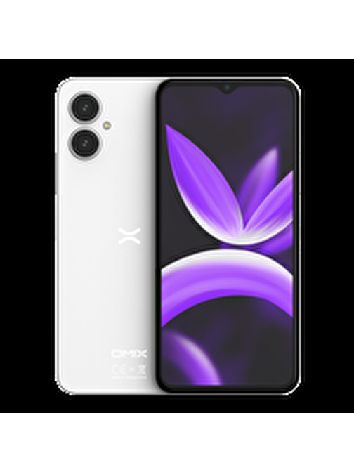 Omix X500 128 GB Hafıza 4 GB Ram 6.67 inç 48 MP Android Cep Telefonu Beyaz