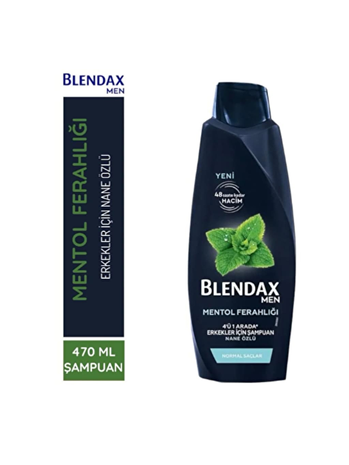 Blendax Men Mentol Ferahlığı Nane Özlü Şampuan 470 ml