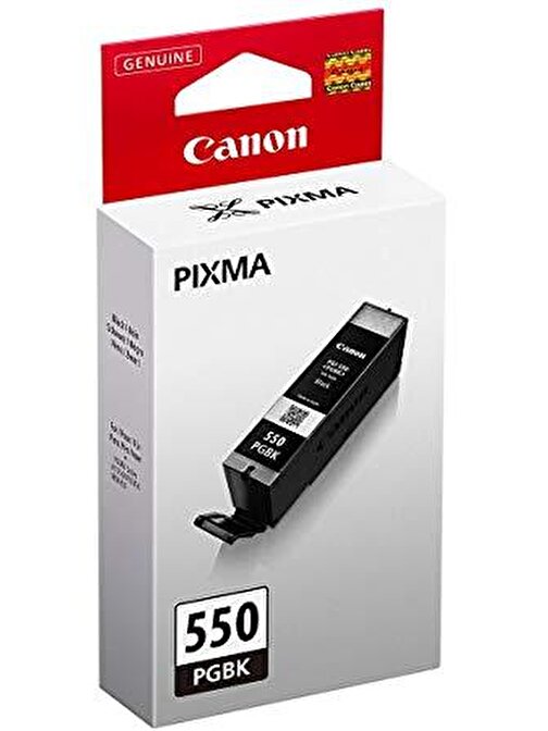 Canon Mx-925 - 725 -Mg7150 - 6450 - 6350 - 5550 Uyumlu Pgı-550 Pgbk Orijinal Orijinal Siyah Kartuş