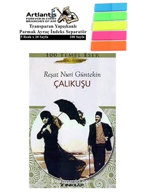 Çalıkuşu Reşat Nuri Güntekin 124 Sayfa Kısa Özet Karton Kapak 1 Adet Fosforlu Transparan Kitap Ayraç 1 Paket