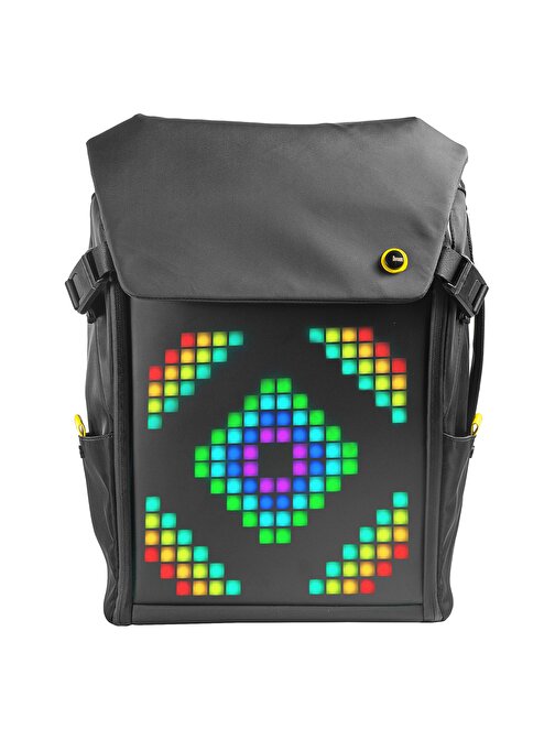 Divoom Backpack M Siyah Ledli Ekran APP Kontrollü Akıllı Sırt Çantası