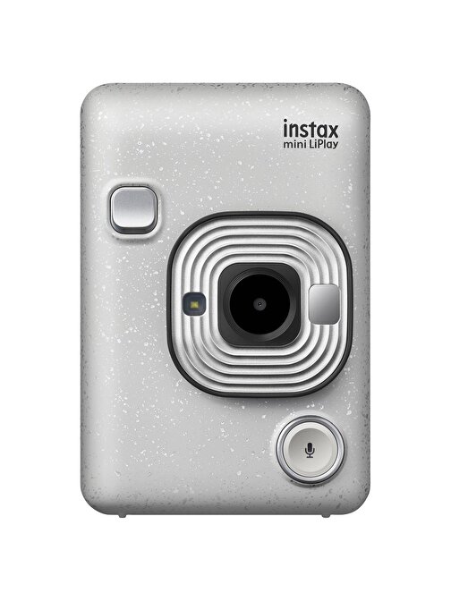 Instax mini LiPlay Stone White Fotoğraf Makinesi