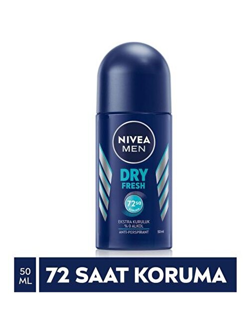 Nivea Men Dry Fresh Erkek Roll On 50 Ml