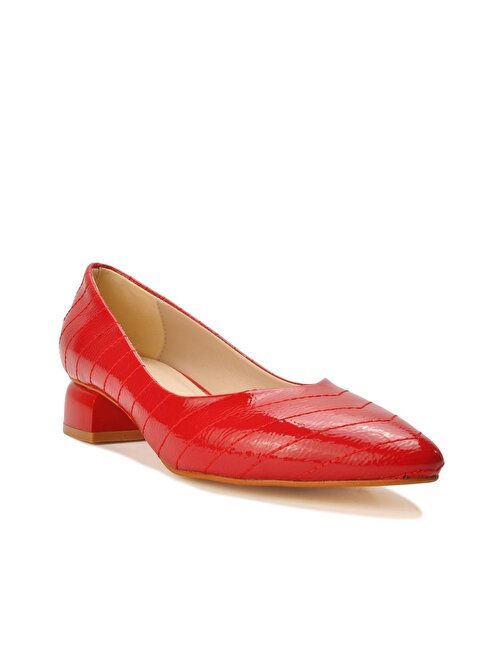 Ayakmod 901 Kırmızı-Rugan Kadın Günlük Ayakkabı