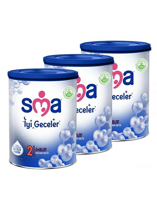 Sma 2 İyi Geceler Devam Sütü 3x800 gr 6-12 Ay