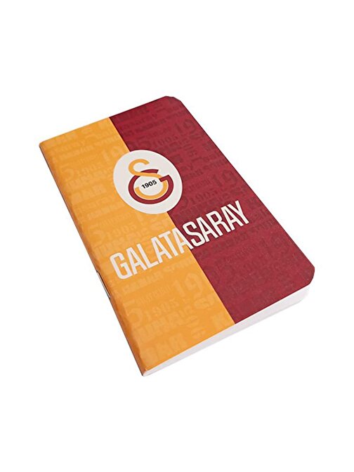 Galatasaray Temalı 32 Yaprak Çizgili Küçük Boy Not Defteri Beyaz 8x13 cm