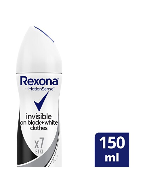 Rexona Black Whıte Invısıble Kadın Sprey Deodorant 150 Ml