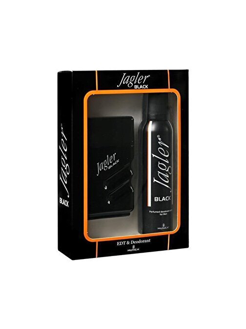 Jagler Black Aromatik-Vanilya Erkek Parfüm Kofre 90 ml+150 ml