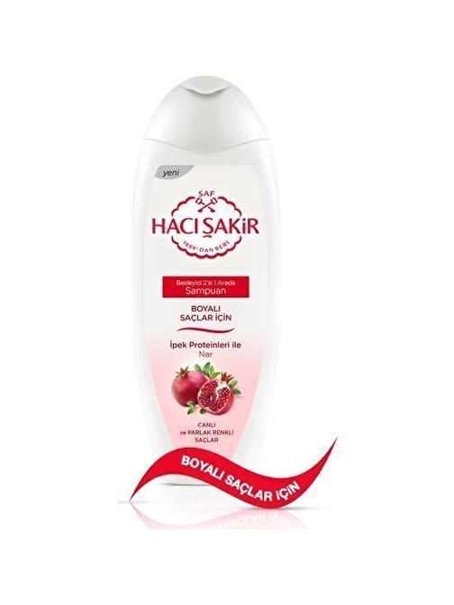 Hacı Şakir Şampuan Nar Boyalı Saçlar 2 in 1 500 ml