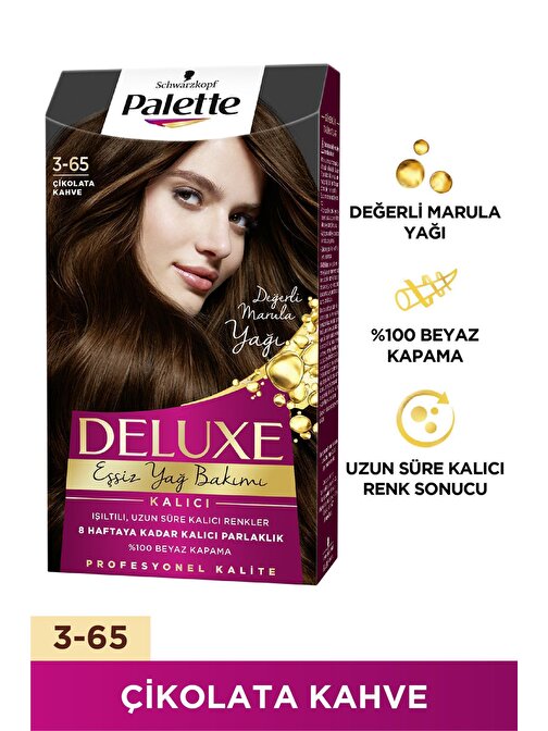 Palette Deluxe Saç Boyası 3-65 Çikolata Kahve