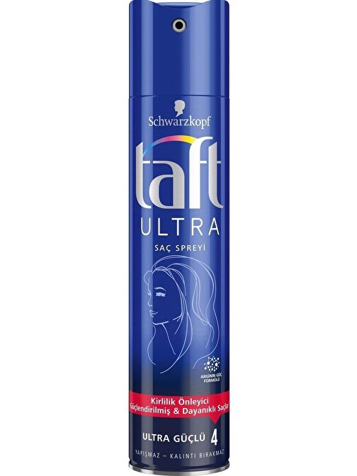 Taft Ultra Güçlü Saç Spreyi no:4 250 ml