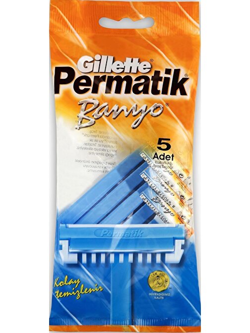 Gillette Permatik Banyo Kullan At Traş Bıçağı 5 Li