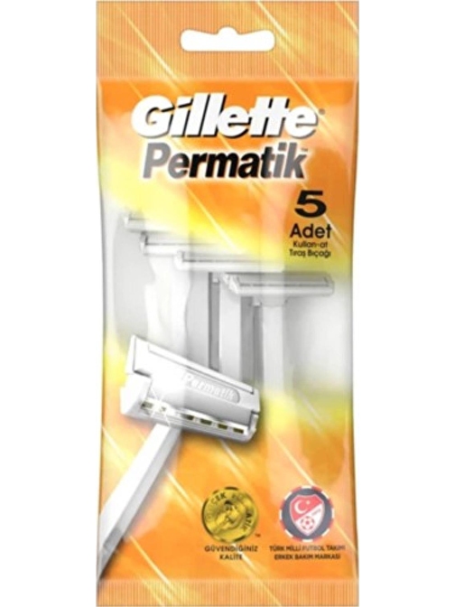 Gillette Permatik Kullan At Traş Bıçağı 5 Li