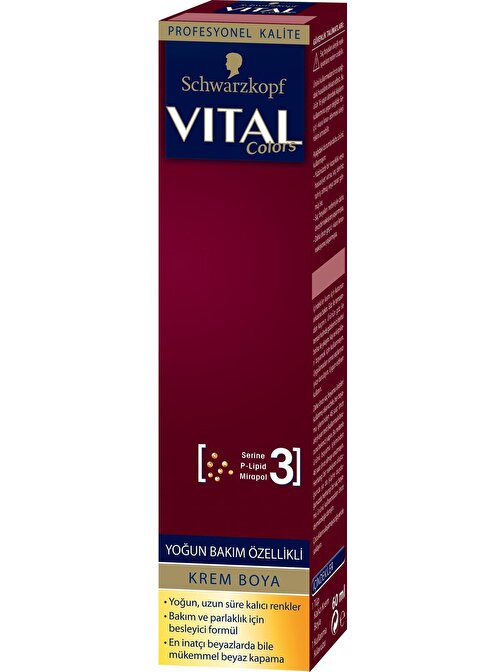 Vital Colors Tüp Boya 7-65 Koyu Fındık Kabuğu